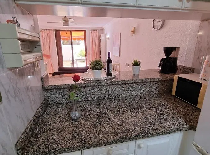 Daire Casa Teide, Ground Floor Parque Santiago 1, Heated Pool, 100 M To Sea And Beach, Wifi Playa de las Américas